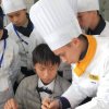 東吳高職餐飲科四川交流活動—蔬果雕刻課程實習
